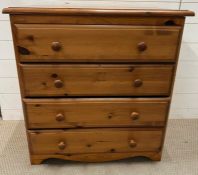 A four drawer chest of drawers