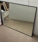 An Industrial style wall mirror