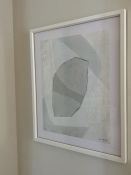 Neutral Shapes by Liz Clayton Limited edition print , signed lower right