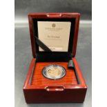 A Boxed 2021 Gold Proof Royal Mint Sovereign coin.