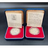 Two 1977 Silver Jubilee Crowns