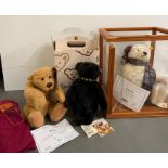 Two Steiff Bears and one Cliff Richard Collection Danbury Mint Bear