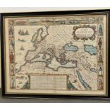 A new mappe of the Roman Empire by John Speed (1552-1629) cartographer