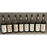 Eight bottles of 1975 Warre's Vintage Port