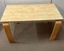 An Ikea Vika Oleby table (H74cm W120cm D60cm)