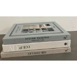 Three Interior hardback reference coffee table books - Architectural design