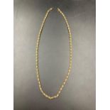 A 14ct gold necklace (Approximate Total Weight 4.8g)