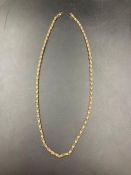 A 14ct gold necklace (Approximate Total Weight 4.8g)