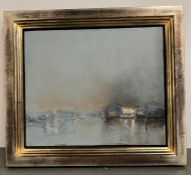 View of Middlesbrough (95) by Andrew Gifford, oil on board, signed lower right (The Proceeds from