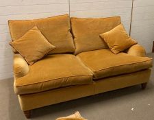 A two seater Duresta sofa (H77cm W190cm D90cm)