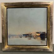 View of Middlesbrough by Andrew Gifford, oil on board, signed lower right (The Proceeds from the