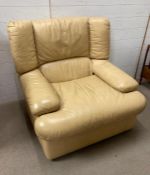 A Mid Century Leather Lounge Chair