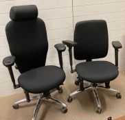 A Pair of Ergonomic office chairs by Haider Bioswing