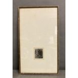 An etching by Henry Saxe 'Vision in miniature'