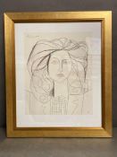 Pablo Picasso Limited Edition giclee print 340/1000 'Portrait of Francoise'