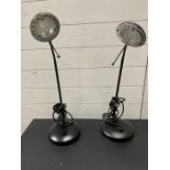 A pair of Dar lighting table lights