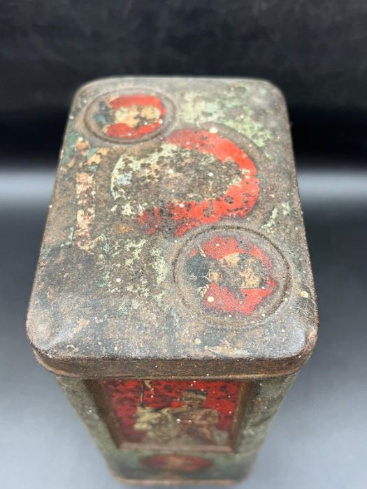 A vintage commemorative military biscuit tin possibly Boer War and a Champions of Liberty Cup - Image 6 of 18