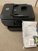 An HP Office Jet 5740 all in one printer
