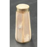 A Mother of Pearl pepper pot