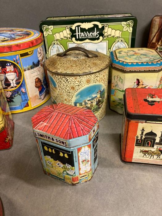 A large selection of vintage tins - Image 2 of 6