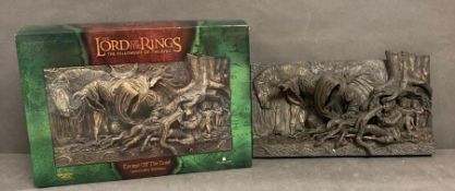 The Lord of the Rings Sideshow Weta Collectible "Escape off The Road "wall plaque, sculpted by