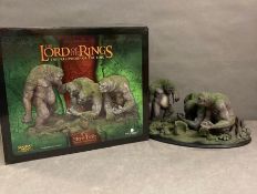 The Lord of the Rings Sideshow Weta Collectible "The Stone Trolls Environment" Statue, sculptured by