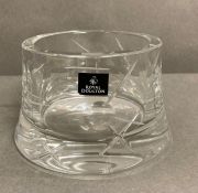 A Royal Doulton lead crystal "Lunar" wine holder