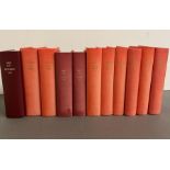 Twelve Hardbound Army List Books September 1958-1969