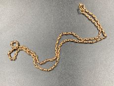 A 9ct Rose gold necklace (Approximate Total weight 5.9g)