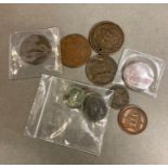 A quantity of Victorian young head copper and bronze coins