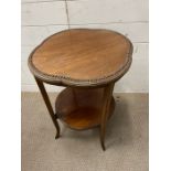Two tier side table