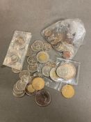 A quantity of Canadian coins, including 1965 and 1958 silver dollars