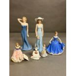 A selection of figurines, The Leonardo Collection, SBL, The Lucerne Collection, Coalport and