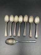 A selection of silver spoons, various hallmarks and makers (Approximate Total Weight 100g)