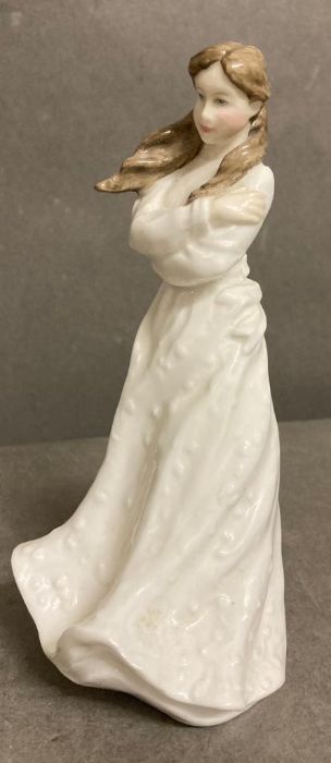 Four Royal Doulton figures, Cherish, Embrace, Sleepy Head and Charmed - Image 3 of 5