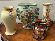 Four vases, various makers and ages