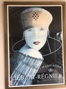 A champagne advertising poster 70cm x 100cm