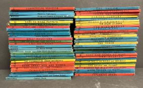 A selection of approximately 58 Ladybird Books