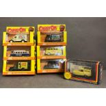 A selection of seven film and television related Diecast cars, Carry On and Only Fools and Horses