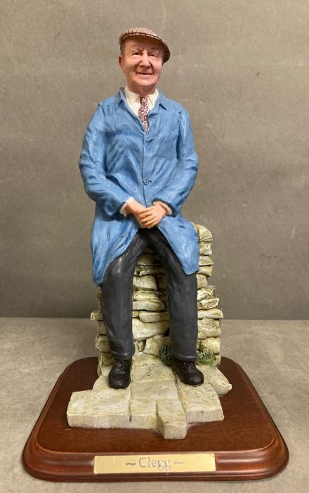 A selection of nine Danbury Mint "Last of the Summer Wine figures" to include Compo and Nora Batty - Image 3 of 5