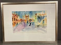 A framed water colour, signed Phillipa Jones
