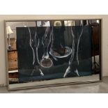 A mirrored frame photograph of horses hoof (82cm x 120cm)