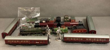 A selection of trains and rolling stock to include Mainline engine 6127 and a Hornby R 357 -00