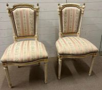 A pair of Louis style hall chairs