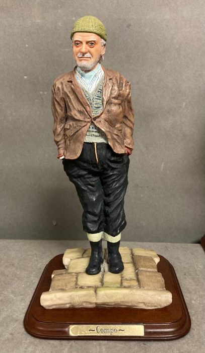 A selection of nine Danbury Mint "Last of the Summer Wine figures" to include Compo and Nora Batty - Image 2 of 5