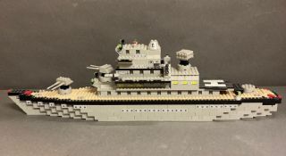 A Lego frigate (made), unboxed