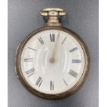 A Pear cased pocket watch C.1800 by B.Bothanley Boston AF