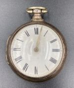 A Pear cased pocket watch C.1800 by B.Bothanley Boston AF