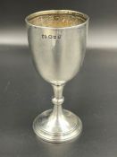 A small silver cup, hallmarked for London, Limpsfield and Oxted Rifle Club 1923, approximate