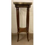 A French side table with marble top in Louis XVI style